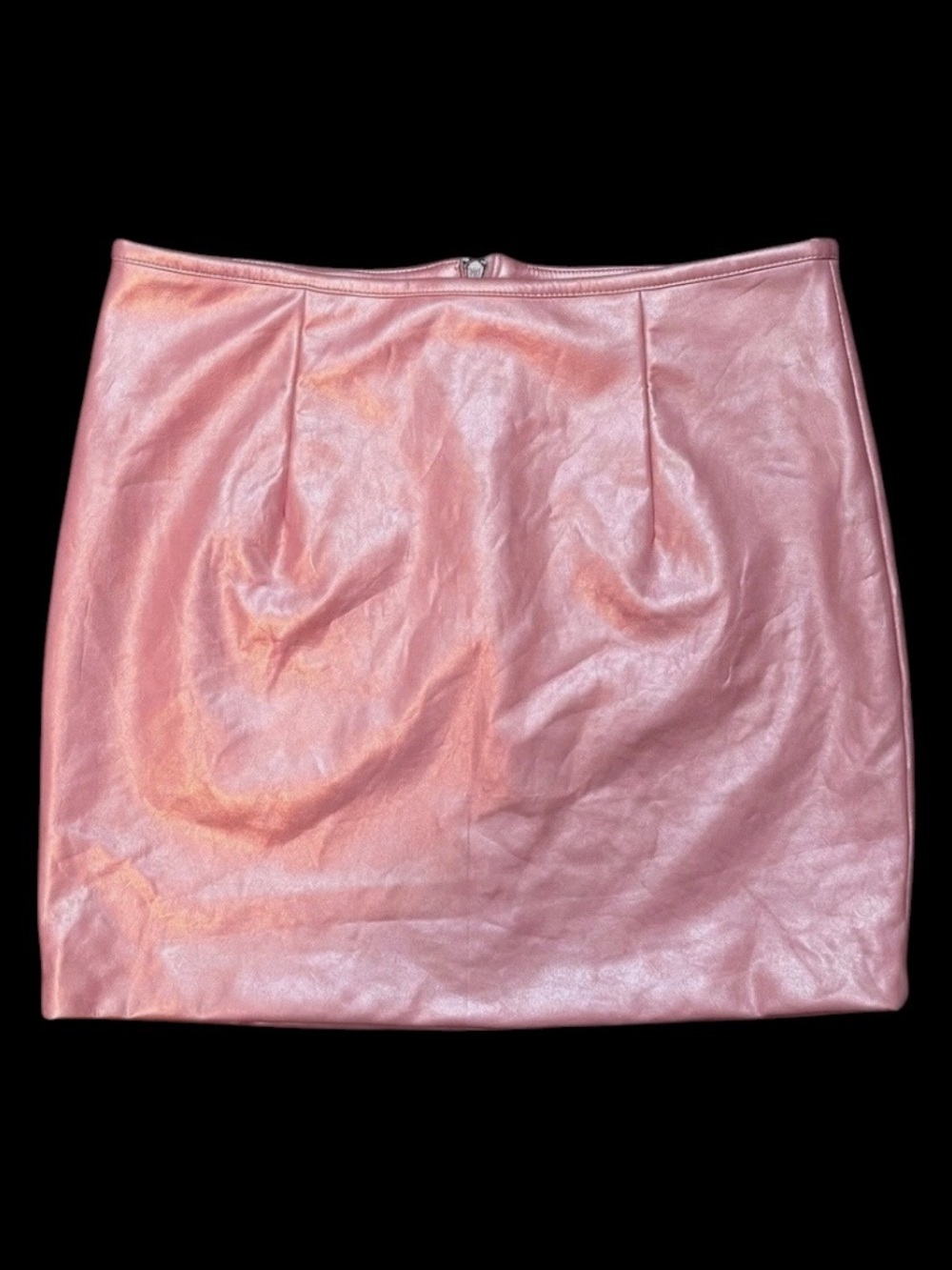 Pearlescent Pink Mini Skirt